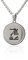 LaraZeidler Berlin Sternzeichen Kette individuelle Namen Datum Gravur auf der Rückseite für Damen und Herren Edelstahl mit Tierkreis Sternbild Zodiac Anhänger Waage