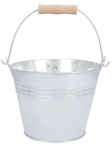 Mini seau galvanisé avec poignées : 2 mini pots de fleurs conteneurs de jardin petits seaux en métal pots décoratifs en zinc intérieur et extérieur pour bougies votives bijoux