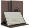 EAZY CASE - Funda para Samsung Galaxy Tab S8 Plus / S7 Plus Protectora Tablet Smart Cover Soporte Giratorio Estuche Plegable 360° rotativo con función Atril Cuero sintético Marrón
