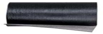 DSTOCK60 - 3 Meter Rolle Bitumenfilz, schwarz, sandgestrahlt, speziell für Verstärkungswinkel – Dicke 3,6 mm – Breite 1 m – deckt 3 m² – Meterware – Abdichtung für Dach, Nische, Hütte usw