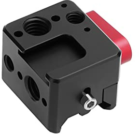 Adapter Clamp for DJI Ronin RS4/RS3/RS 3 PRO/RS2/RSC 2 Gimbal Stabilizer Camera Accessories Attaching Monitor Microphone Wireless Devices Extended Quick Release Mount