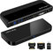 WAVLINK Docking Station 2 Monitors, USB C/USB 3.0 Universale Dock Station DisplayLink, con HDMI & DVI/VGA/HDMI, Gigabit Ethernet, Audio, Mic, 6 USB Ports per Mac Windows.