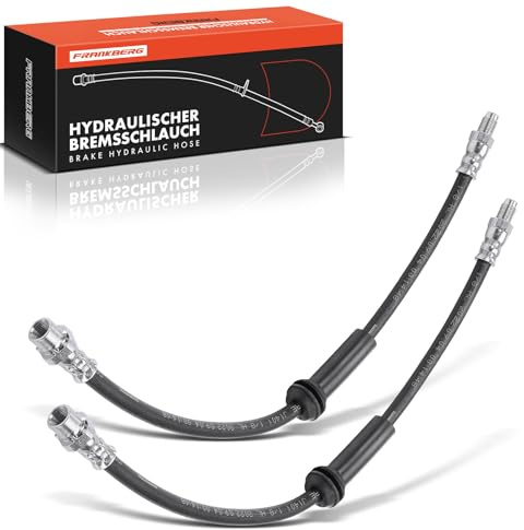 Frankberg 2x Bremsschlauch Bremsschläuche Hinterachse Replace# 34306788443 | Kompatibel mit M.i.n.i R50 R52 R53 R56 R57 R58 2002-2015 M.i.n.i Clubman/Clubvan/Roadster