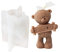 Xidmold 3D Bär Silikonform Kerzenform, Bär Silikon Formen für Fondant, Tortendeko, Schokolade, Seife, Gips, Sojawachs Kerzen, Epoxidharz Handwerk, Geschenke (I LOVE YOU)