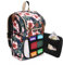 ENHANCE Sammelkarten-Aufbewahrungsbox, Rucksack in voller Größe für Spielkarten – Platz für Kartenordner, TCG-Box-Aufbewahrung, Spielmattenhalter, kompatibel mit Magic The Gathering, (Tropisch)