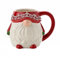 Widdop Mug en céramique avec motif nain de Père Noël