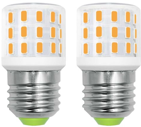 TRIJZHOU E27 LED 4W Ersetzt 40w Halogenlampen Warmweiß 3000K Maiskolben 625lm Maislicht 100-265V Bädern Wohnzimmer Maisknolle Lampe 2er Pack [MEHRWEG]