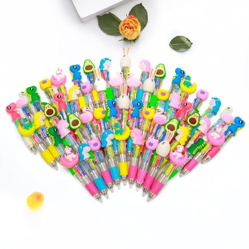 15 Penne Regalini Fine Festa Compleanno Penne Multicolore Bambini 4 Colori Gadget Compleanno Retrattili Divertenti Per Animali Carini Cancelleria Regali Per Feste Bambini