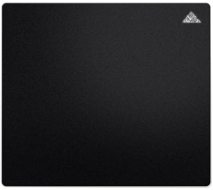 Lovicool Mouse Pad Gaming Rectangular-Ultra-Smooth Surface,Tempered Glass Mousepad XL(450mm*400mm)-Noise Non Slip Design,Impact & Scratch Resistant-Black