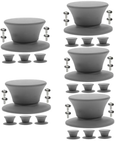 Zerodeko 20 Pièces Couvercle De Casserole En Silicone Couvercles De Casseroles Couvercle En Silicone Manches -isolantes Couvercle De De Pot Casquette Le Fer Universel