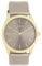 Oozoo - Timepieces Damen Uhr in Taupe metallic | Armbanduhr Damen mit Lederarmband | Moderne Uhr für Frauen | Edle Analog Damenuhr in rund C11333 (40mm Gehäuse)