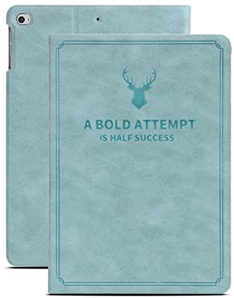 SSLQYLEE for iPad Mini 5 Case, PU Leather Stand Smart Cover for iPad Mini 4 Case Shock Victim (Color : Blue)