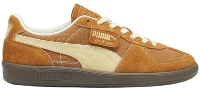 PUMA Men's Palermo Vintage Shoes Sneaker, Caramel Latte/Creamy Vanilla/Gum, 12 UK