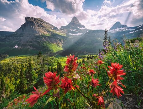 Ravensburger Puzzle 12001415 - Pristine Mountains - 2000 Teile Puzzle für Erwachsene und Kinder ab 14 Jahren