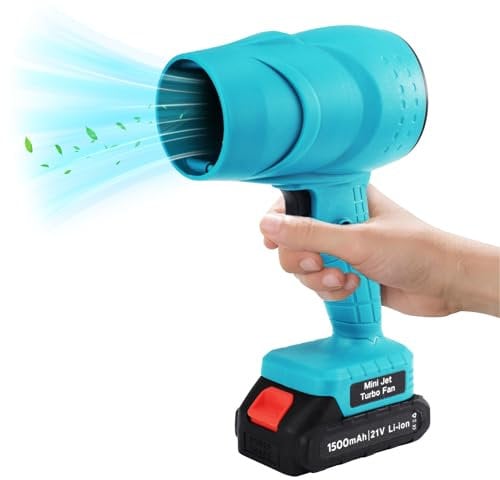 Cordless Blower,Cordless Leaf Blower with 38000RPM Brushless Motor & 3 Speeds Adjustable,Battery Blower Compatible with Makita 18V BL Batteries for leaf blowing, car, garden, corner dust cleaning