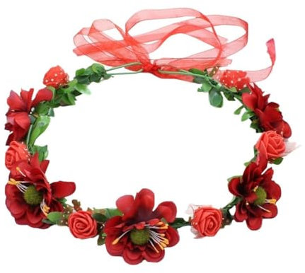 Limtula Brautblumenkrone für Hochzeit, Blumen-Haarband, Brautblumen-Haarbänder, Blumengirlanden für besondere Feiern