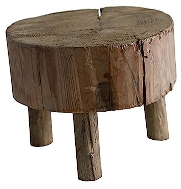 Ciieeo Elegant Wooden Stool Small Stool for Photography Micro Furniture Craftwork