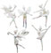 HOLIDYOYO 5st Weihnachtsschmuck Weihnachtsparty-Dekoration Märchenfiguren Fee Engel Figur Weihnachtsengel Puppe Weihnachtsengel Ornament Engelspuppe Zum Aufhängen Colorful Plastik