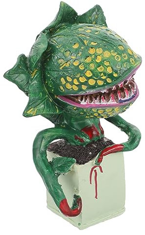 KITANDOVE 1pieza Figurita De Planta Carnívora De Resina para Decoración De Halloween y Jardín Adorno Creativo para Interiores y Exteriores Escena De Terror Original