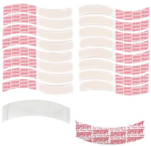 72 Pièces Bande de Colle pour Perruque,Ruban Adhésif Double Face Imperméable Invisible pour Perruques Lace Front Tape Perruque ruban Adhésif pour la Fixation des Perruques
