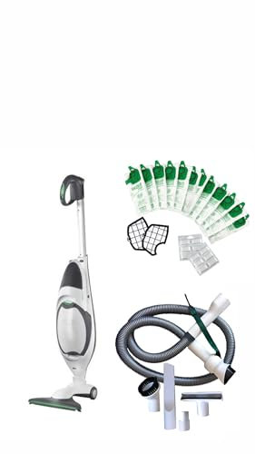 Generico Folletto VK150 Aspirapolvere con Kit Tubi, 12 Sacchetti, 12 Profumini, Garanzia 24 Mesi