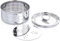 Stampo per tofu in acciaio inox, colore argento, colino per formaggio, colino a pressione, stampo per formaggio in acciaio, 500 ml