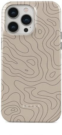 BURGA Phone Case for iPhone 14 Pro - Cute, Trendy, Aesthetic, Pattern Phone Cover, Hard Shell Protection - fits iPhone 14 Pro Case for Women and Men