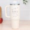 Wanapix | Taza Térmica XL Personalizada de Doble Capa | Capacidad 1,2 L | Conserva Frío y Calor Horas | Color Blanco | Personaliza mediante Grabado | Profe