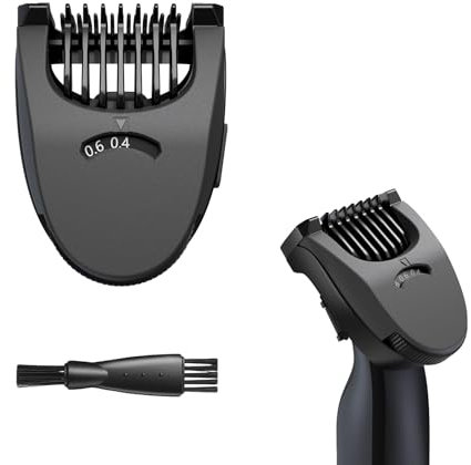 Verstellbarer Aufsatz 14-in-1 Präzise Längeneinstellung von 0,4-10 mm, Kompatibel mit QP2734 QP2824 QP2520 QP2630 – Aufsätze Perfekt zum Rasieren und Trimmen, Nicht Kompatibel mit der Pro-Serie