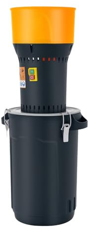 Susoso Nussmühle, 1000W Elektrische Getreidemühle mit Tragegriff Volumen des Zylinders 25L Kornmühle 5 Filter-Modi für Pfeffer Grau