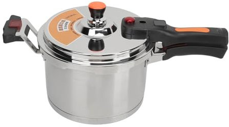 Estink 80 -kPa -Druck Canner Fast Cooking Edelstahl Schnellkochtopf für Gas Elektroherd, Küchenkochgeschirr für Effizientes und Sicheres Kochen (4L)