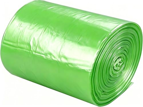 Xeabia 50 Litre Kitchen Bin Liners, Heavy Duty Trash Bags, Green 115 Bags | Refuse Sacks, Rubbish Bag