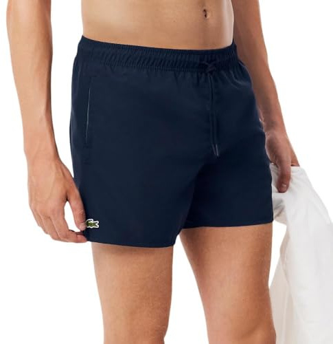 Lacoste Quick Swimtrunks Herren-Badeshorts, Marineblau, marine, 50
