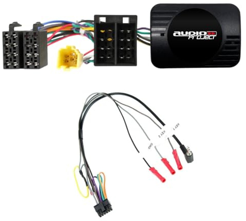Audioproject A400.3-25 - CAN Bus Adapter Lenkradfernbedienung für Renault Clio Megane Scenic Modus Trafic Master Kangoo ab 2004 Nissan Primastar ab 2008 für Autoradio Pioneer Kenwood JVC Alpine u.a.