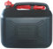 Rally 21038 Bidon en Plastique Homologué View Stripe, Noir, 10 L