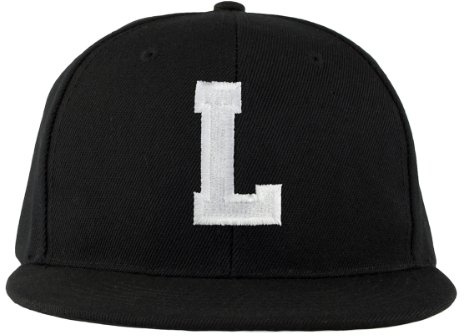 morefaz Baseball Cap Alle Buchstaben A-Z Bad Hair Day schwarz with Adjustable Strap Snapback (TM) (L)