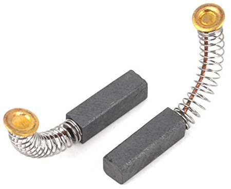Sourcingmap Electric Drill Motor Carbon Brushes, 13mm x 4mm x 4mm, 2Pcs