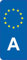 2 Sticker Style Nummernschild Auto Europa Hat