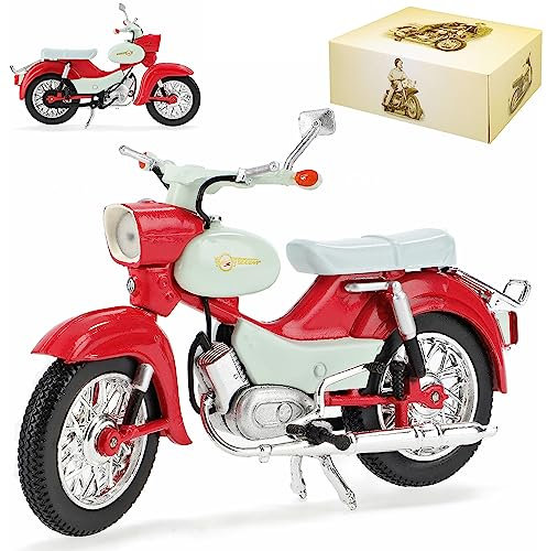 alles-meine.de GmbH Simson Star Rot DDR Atlas Collection 1/24 Modellcarsonline Modell Motorrad