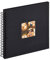 walther design Fotoalbum schwarz 26 x 25 cm Spiralalbum mit Cover-Ausstanzung, Fun SA-108-B