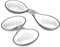 Guzzini Set 2 Contenitori Antipasti Glam/Vintage, Grigio Cielo, 35 x 22 x h5.5 cm