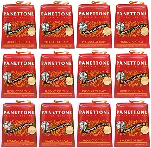 Panettone Chiostro di Saronno - Panettoncini classici - Mini Italienischer Weihnachtskuchen - (12 X 100g) - Weihnachtspräsent