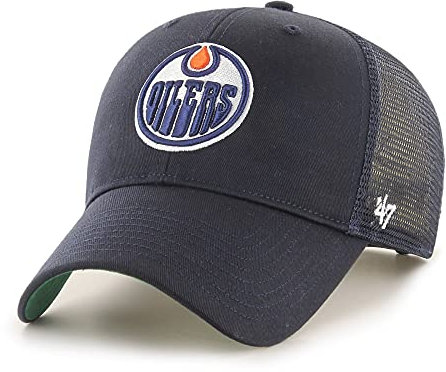 '47 Brand MVP Trucker Adjustable Cap Edmonton Oilers H-BRANS06CTP-NY Dunkelblau, Size:OneSize