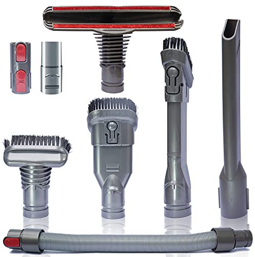 Manguera de extensión flexible y accesorios de aspiradora, piezas de repuesto para Dyson V11 V10 V8 V7 V6 DC74 DC62 DC59 DC44 - Accesorios para aspiradora cepillo polvoriento