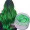 Color Cabello Cera Tinte Instantáneo para Cabello Lodo Cabello Desechable Crema para Peinado Natural Modelado Temporal Pomada Arcilla Verde