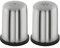 OrionMart Stainless Steel Salt and Pepper Shaker – Sturdy and Lightweight – Set of Two Salt & Pepper Pots
