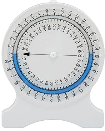 Goniometro a 360 Gradi, Inclinometro per la Misurazione del Raggio di Movimento Articolare, Misurazione Accurata Dell'angolo di Torsione della Colonna Vertebrale della Scoliosi Ideale per L'aula o L'u