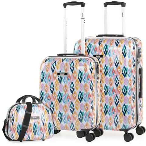 SKPAT - Kinderkoffer Mädchen - Kinder Kofferset. Kinderkoffer mit Rollen - 4 Rädrig Reisekoffer Kinder. Langlebiger Kinder Trolley. Reisekoffer für Kinder, Multicolor
