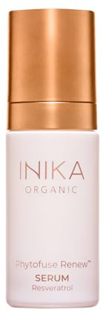 INIKA Organic Phytofuse Renew™ Serum | Firm Skin + Reduce Fine Lines, Clinically Proven, Miracle in a Bottle, Youthful Skin Elixir. 14 Pure Botanical oils. 30mL