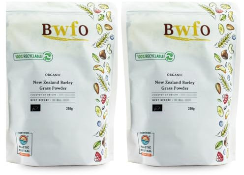 Organic New Zealand Barley Grass Powder 500g (BWFO)